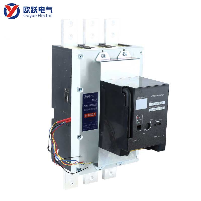 1250A 3P MCCB s elektrickým pohonom
