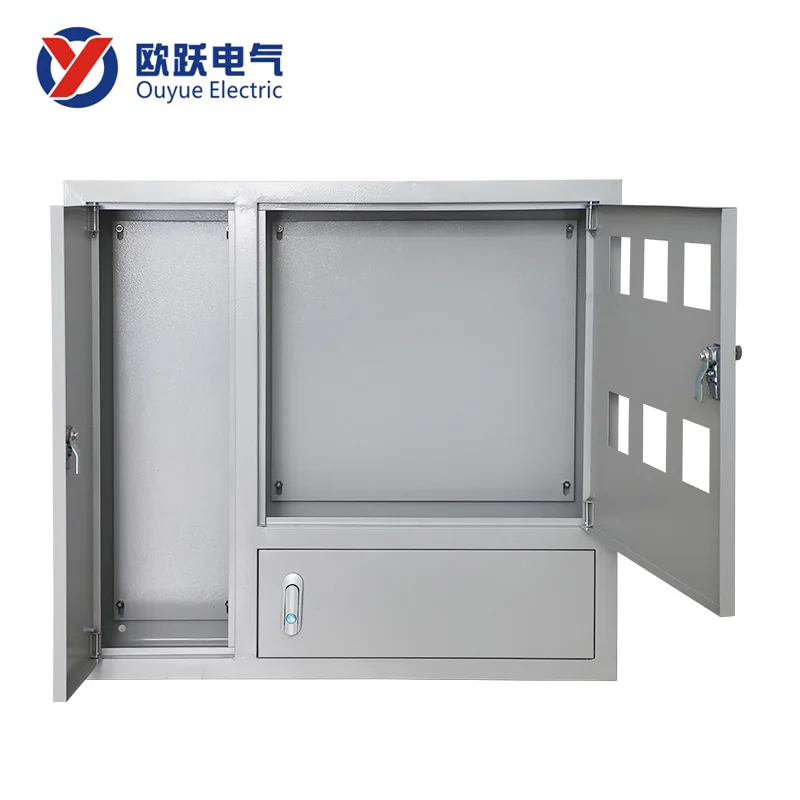 Železná vnútorná podomietková skrinka na elektromer